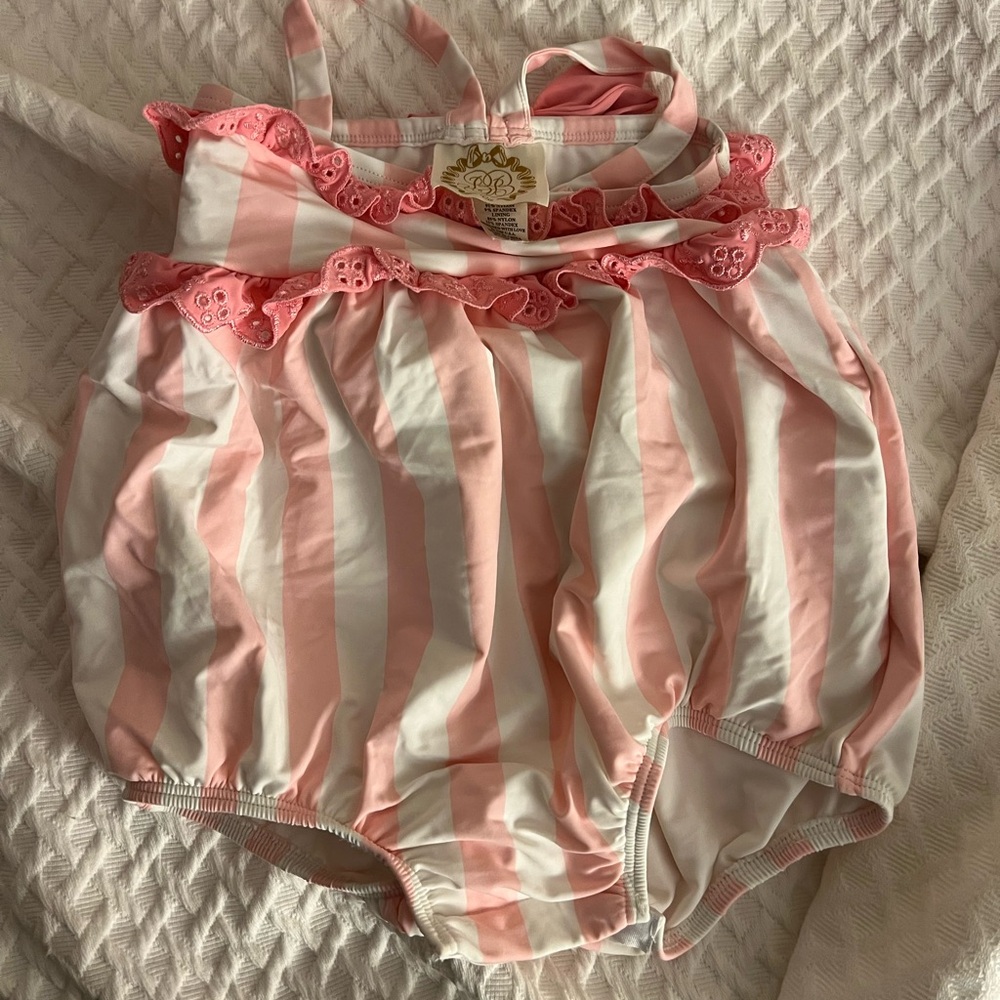 EUC TBBC baby one piece. Bubble style with snap bottom